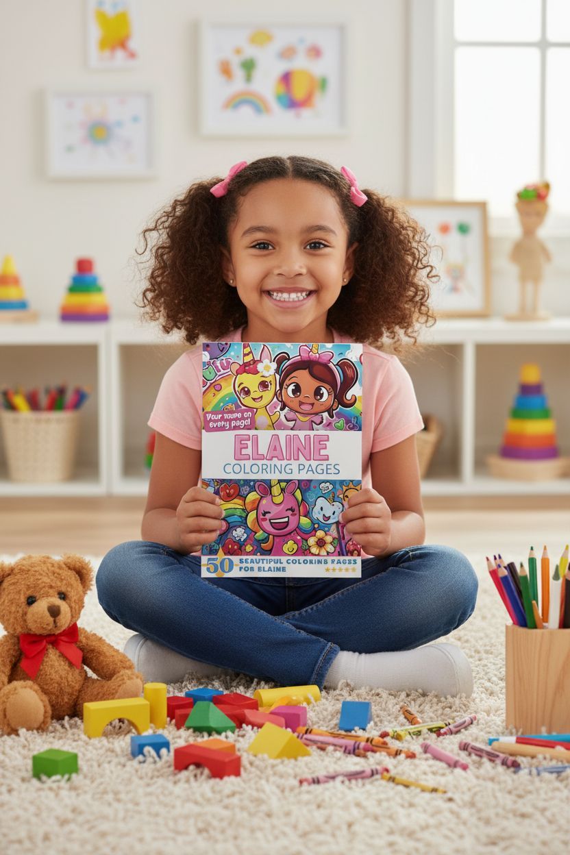 Elaine personal coloring pages