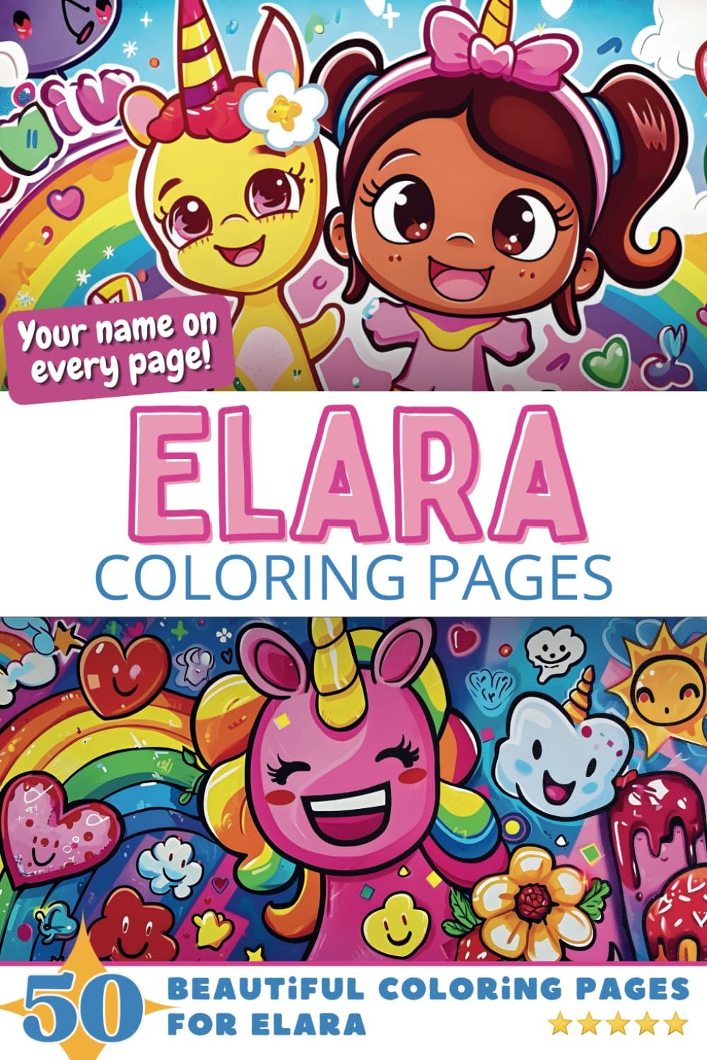 Elara Coloring Book Cover