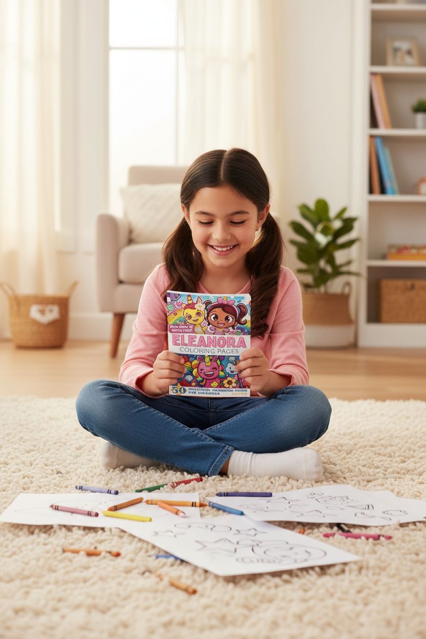 Eleanora personal coloring pages