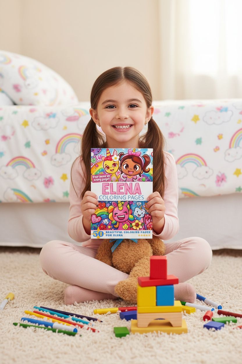 Elena personal coloring pages