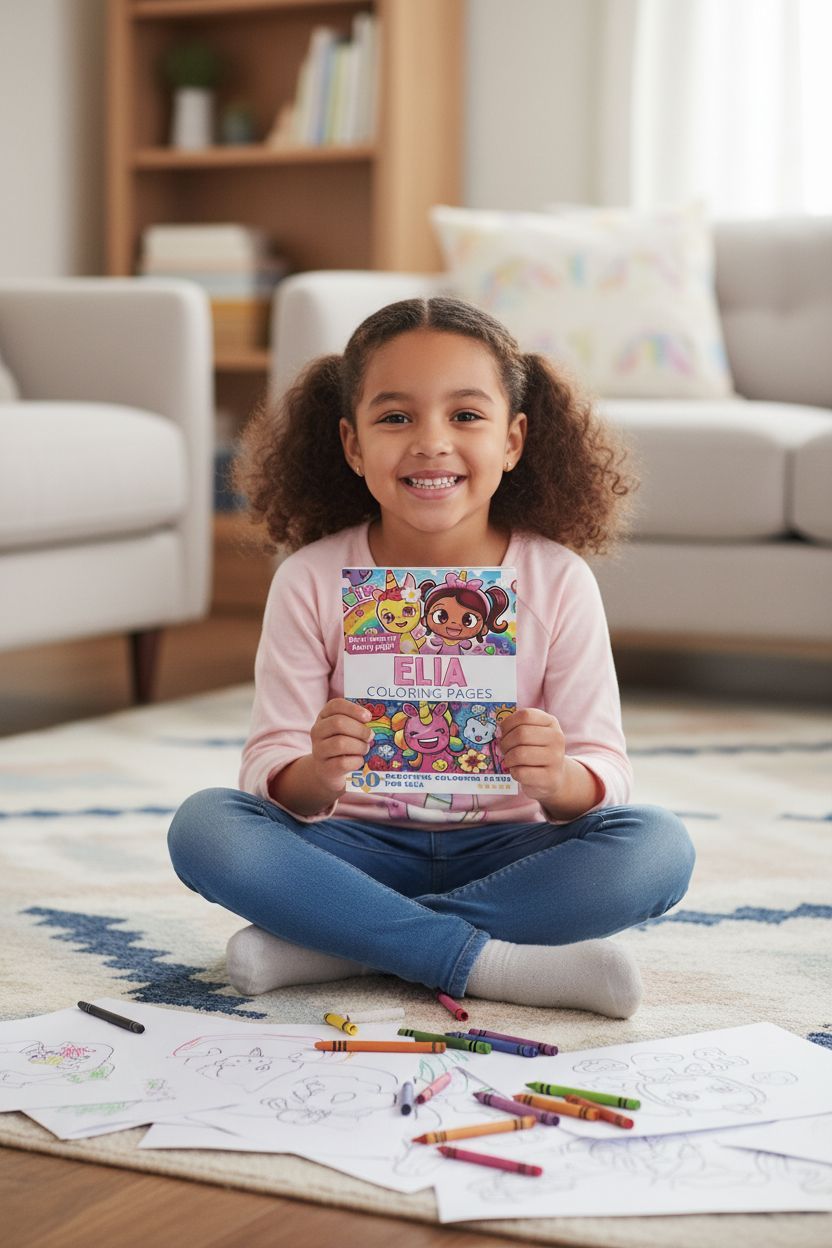 Elia personal coloring pages