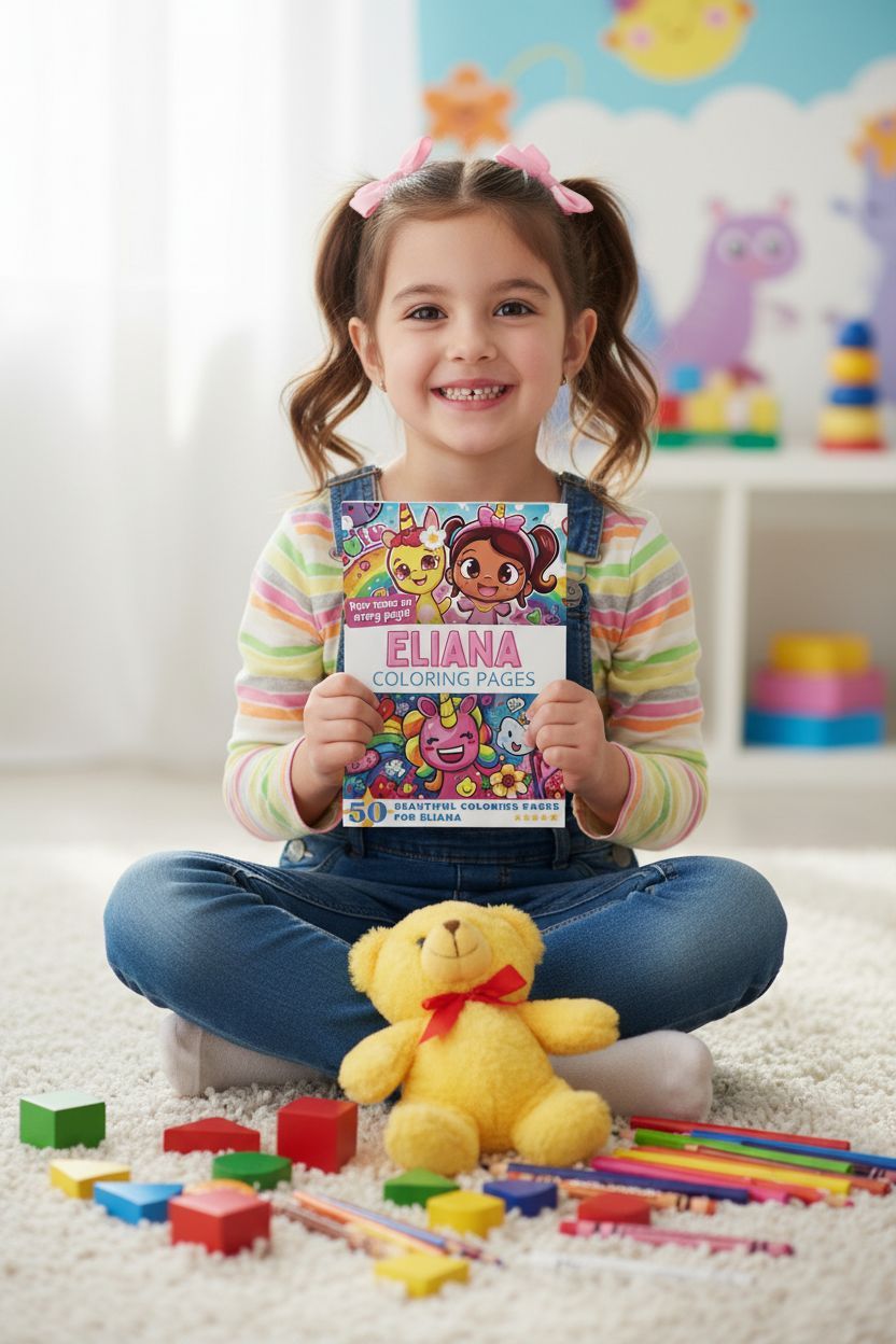 Eliana personal coloring pages