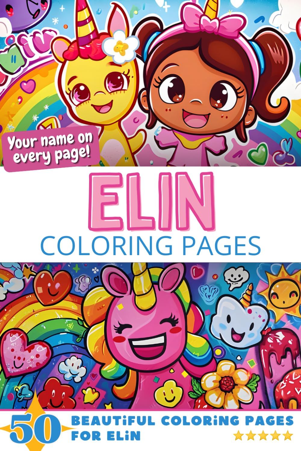 Elin Coloring Book Cover