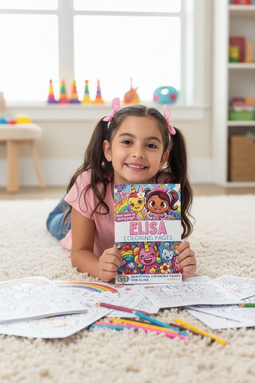 Elisa personal coloring pages