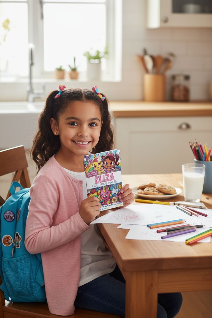 Eliza personal coloring pages