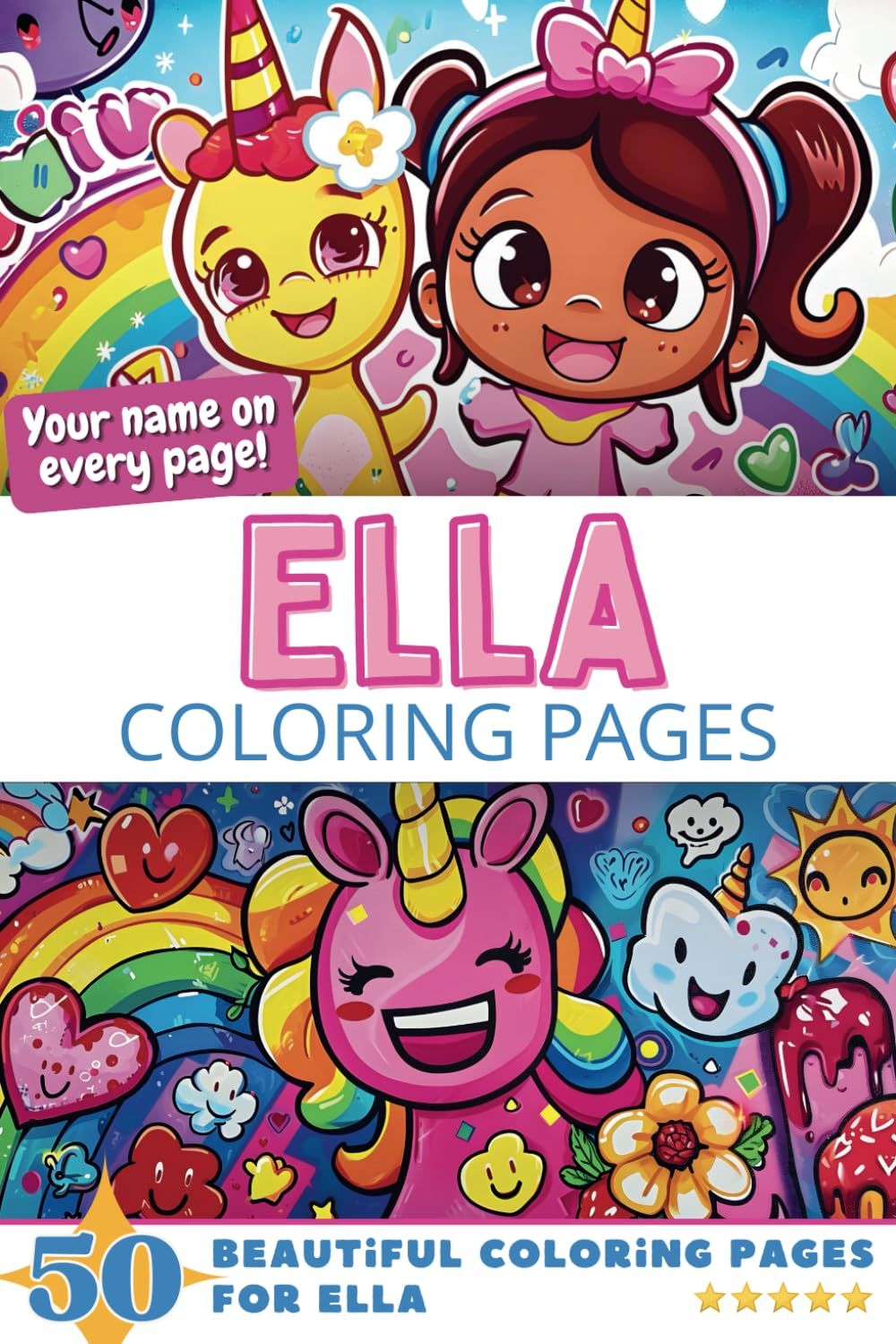 Ella Coloring Book Cover