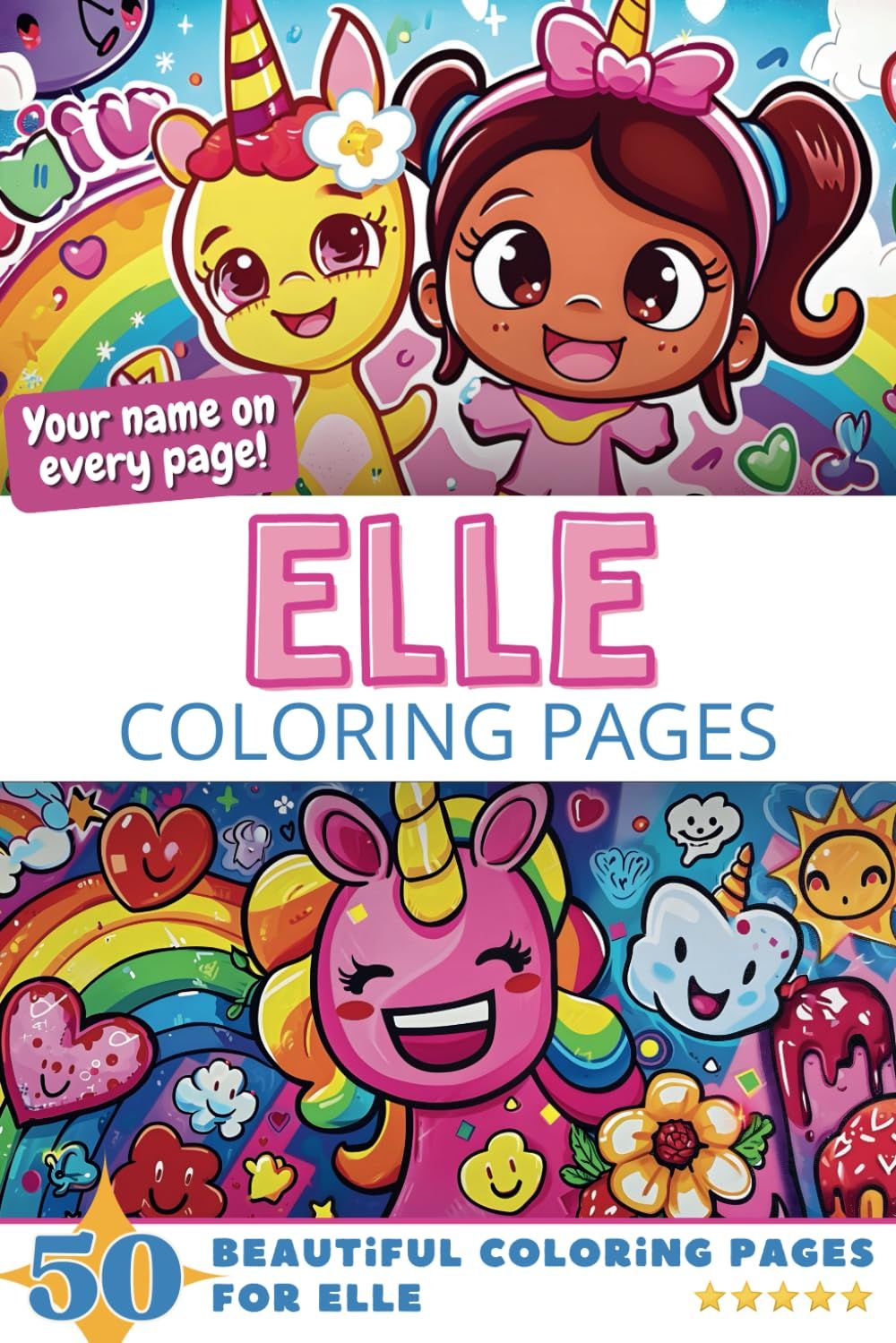 Elle Coloring Book Cover
