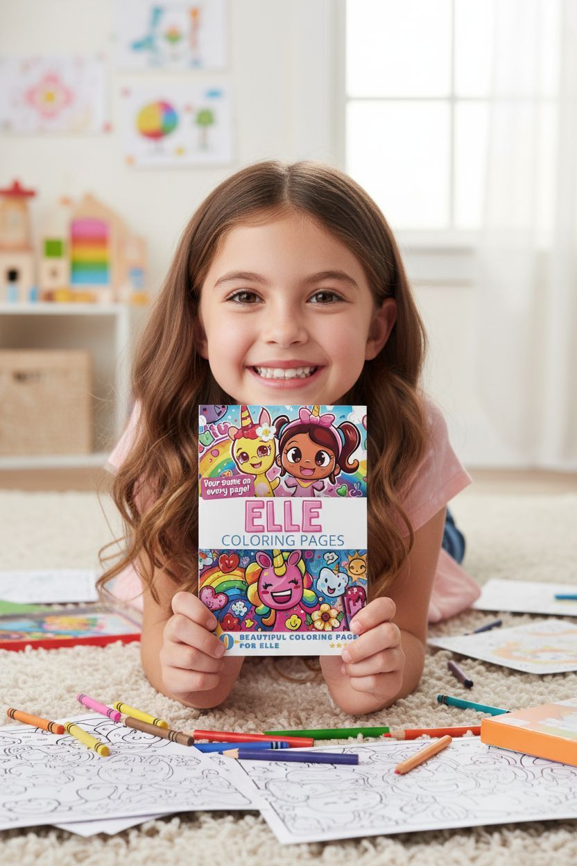 Elle personal coloring pages