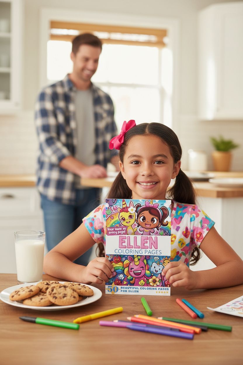 Ellen personal coloring pages