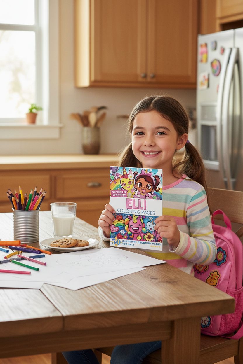 Elli personal coloring pages