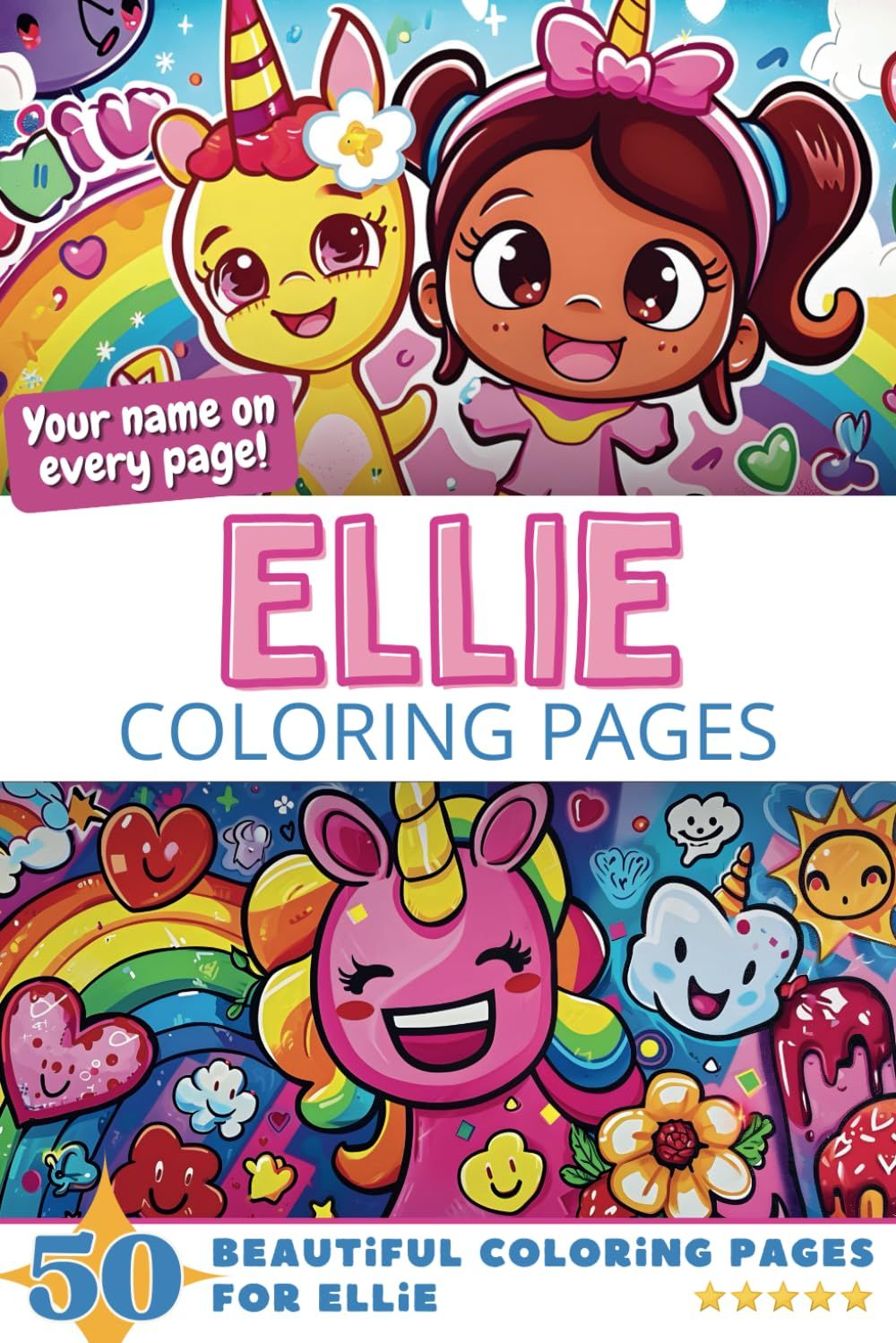 Ellie Coloring Book Cover