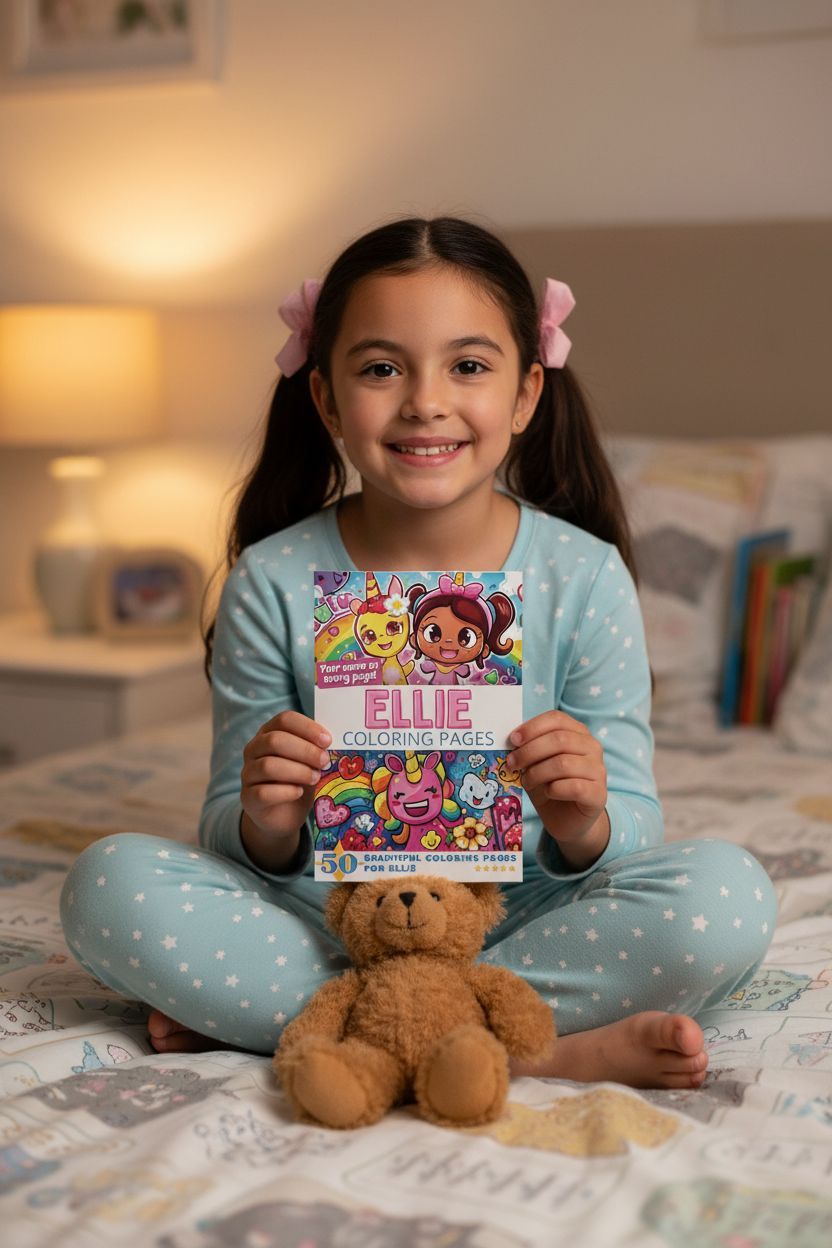 Ellie personal coloring pages