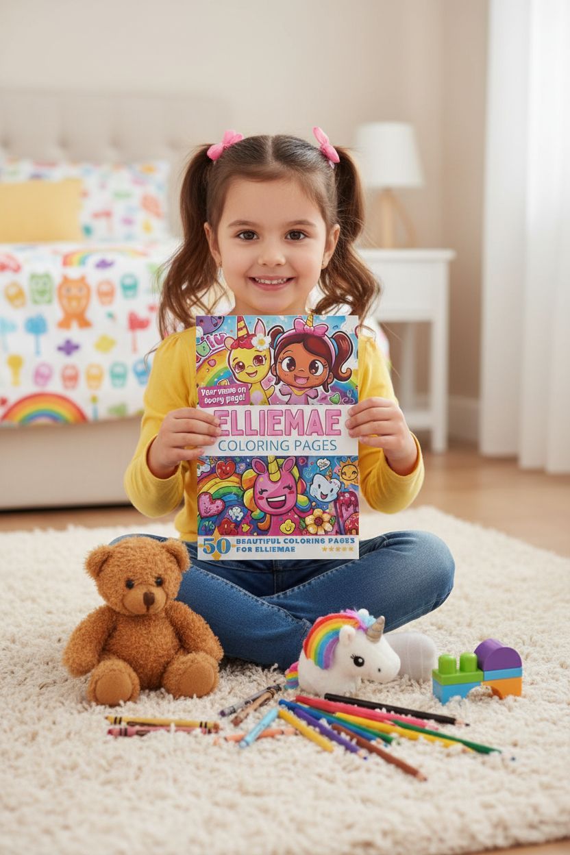 Elliemae personal coloring pages