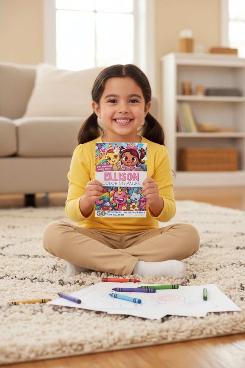 Ellison personal coloring pages