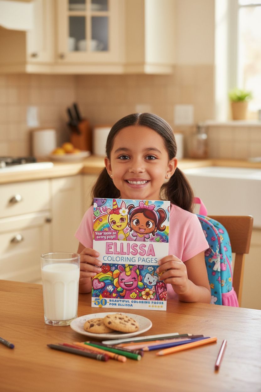 Ellissa personal coloring pages