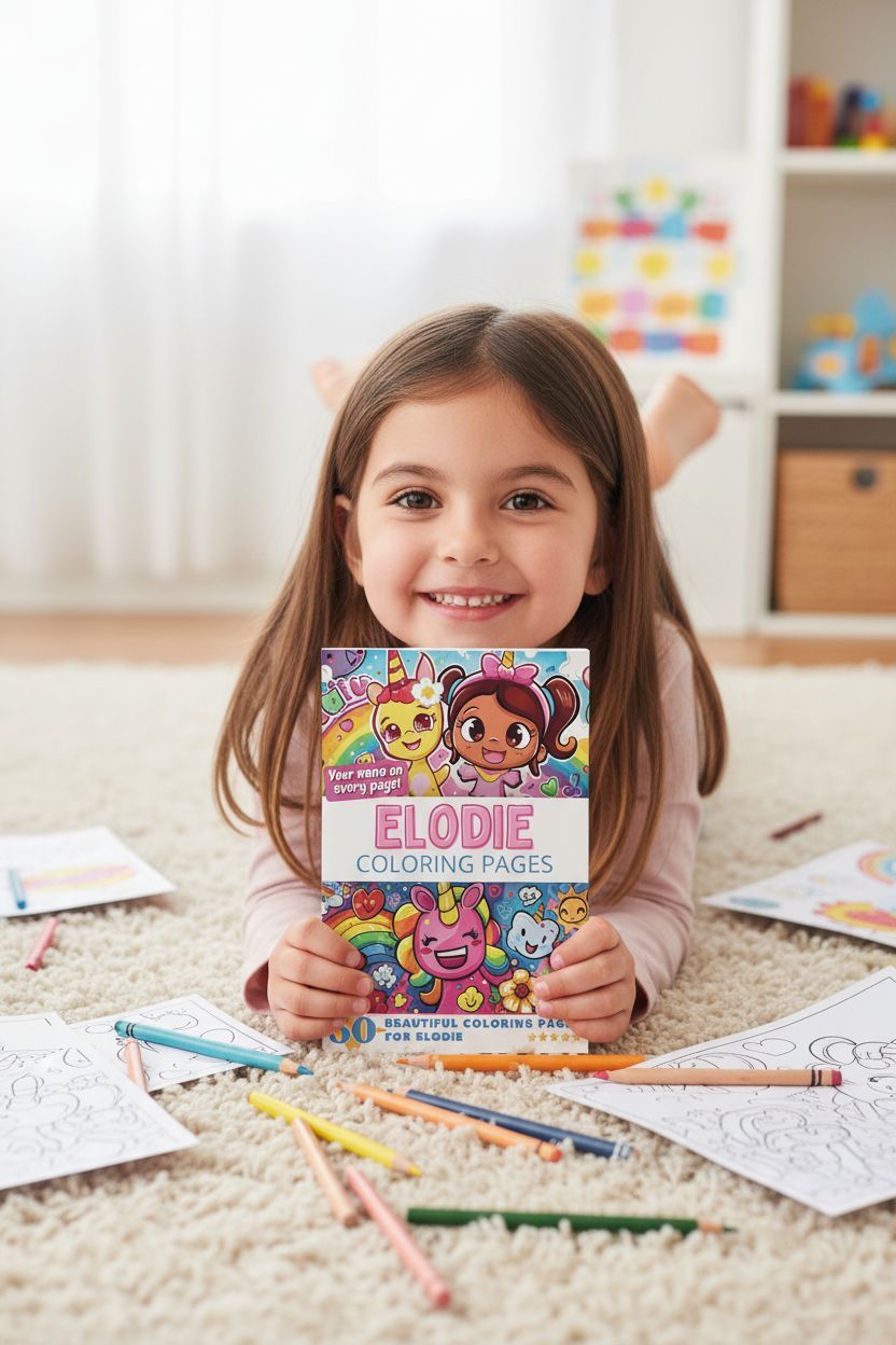Elodie personal coloring pages