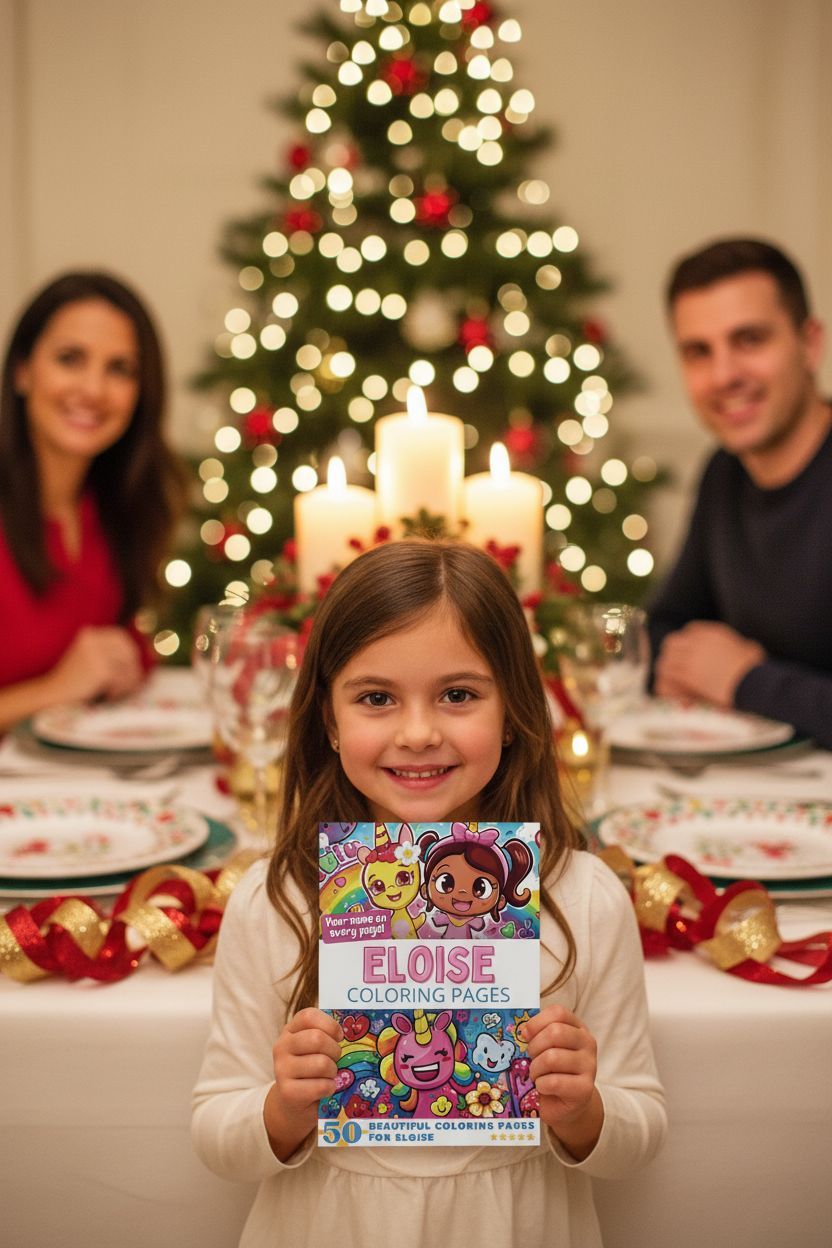 Eloise Christmas coloring pages gift