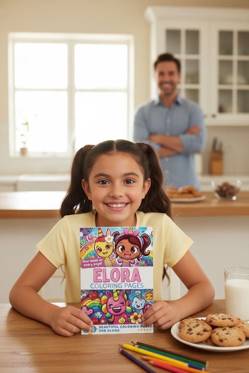 Elora personal coloring pages