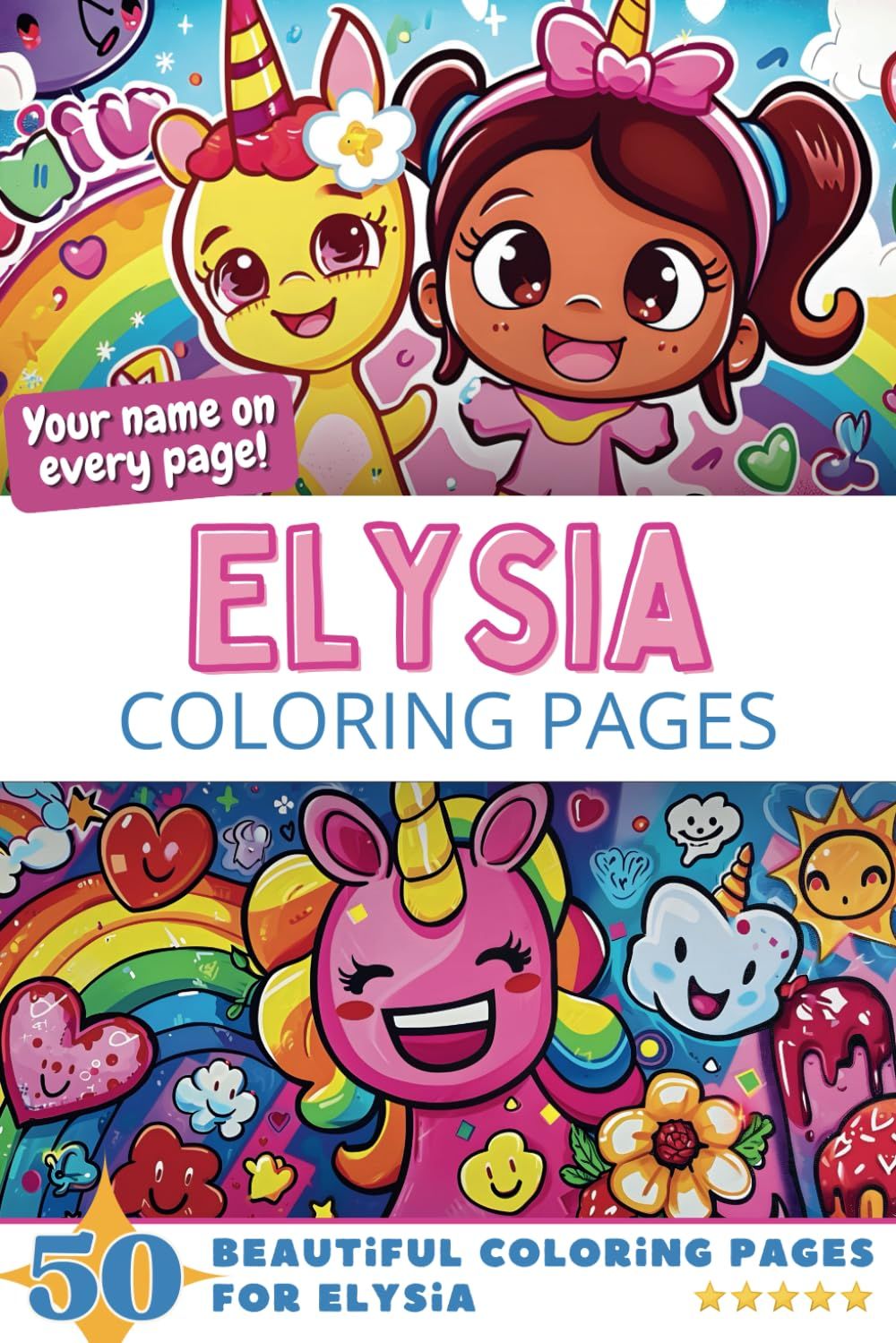 Elysia Coloring Book Cover