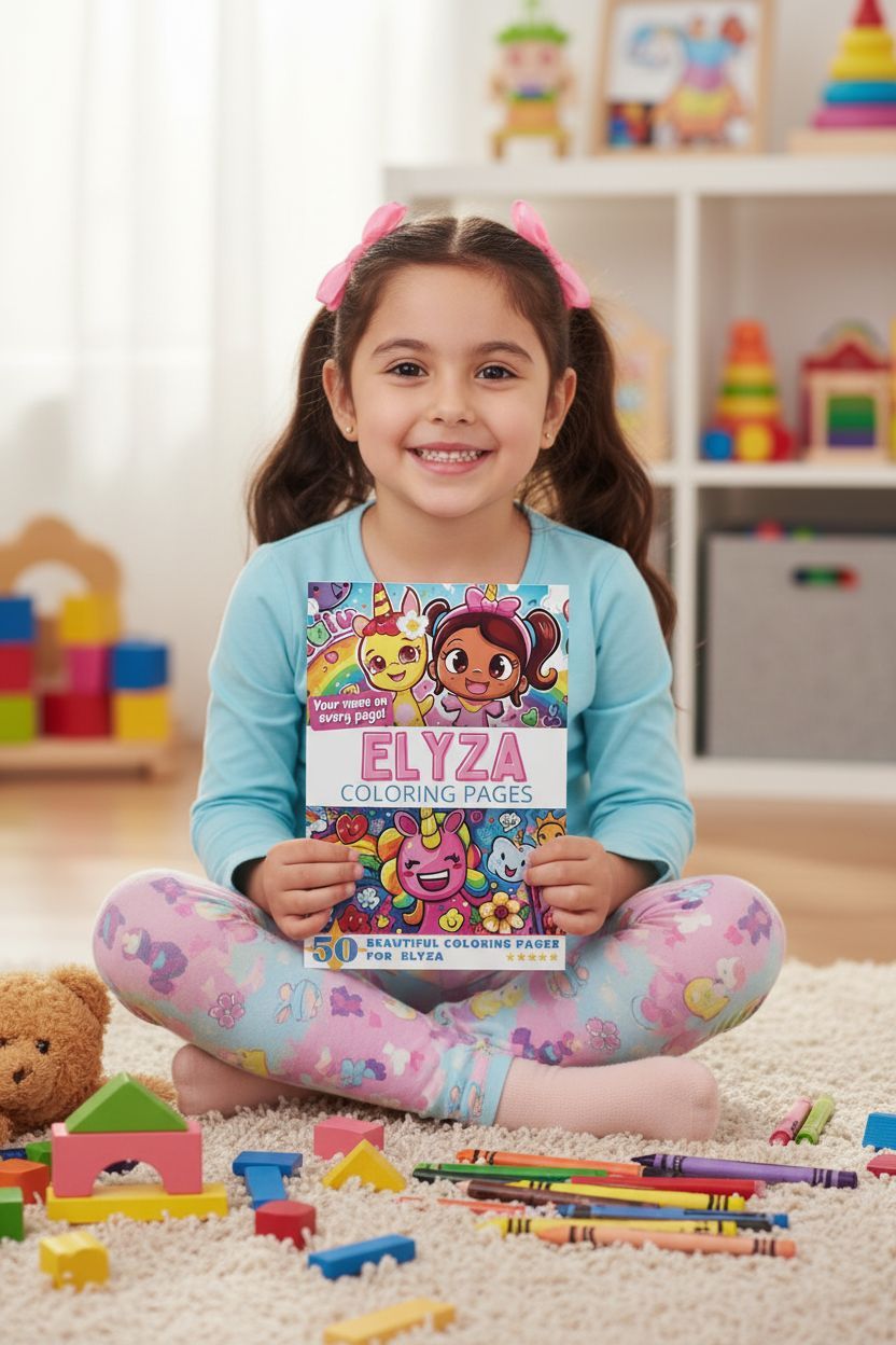 Elyza personal coloring pages