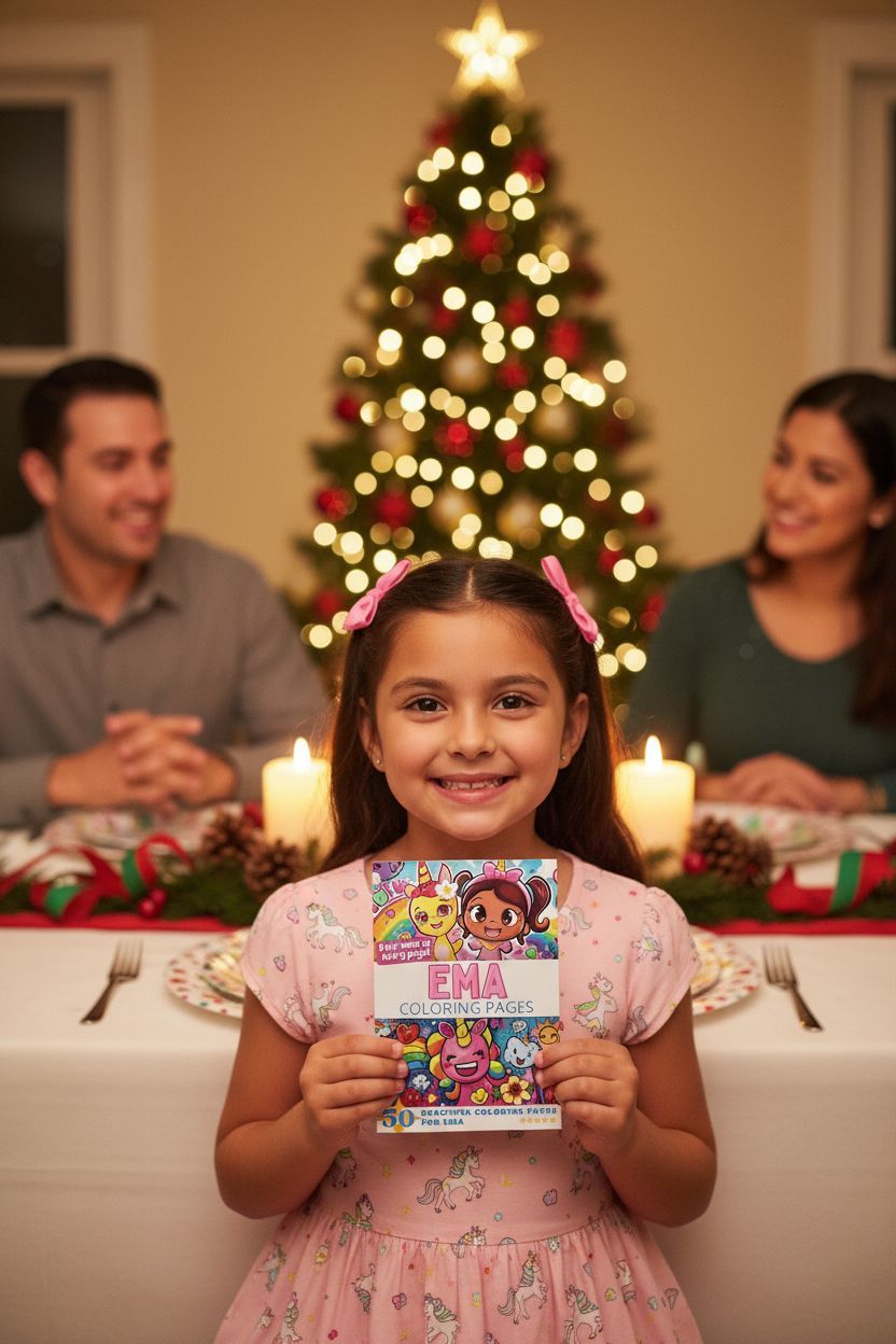 Ema Christmas coloring pages gift
