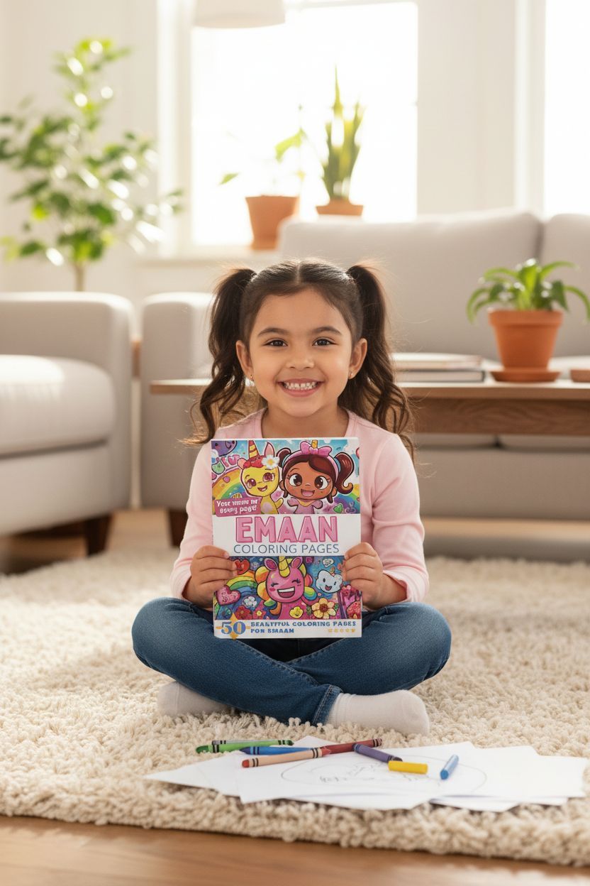 Emaan personal coloring pages