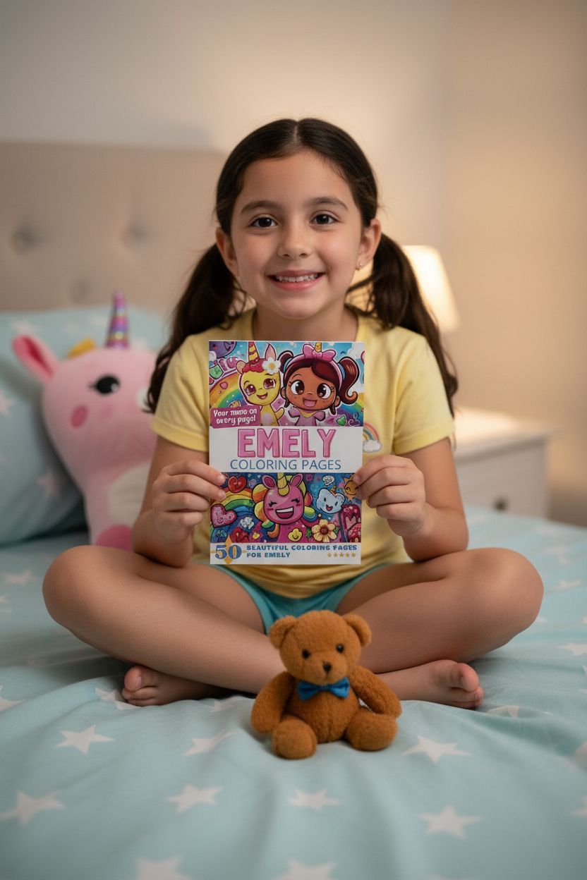 Emely personal coloring pages