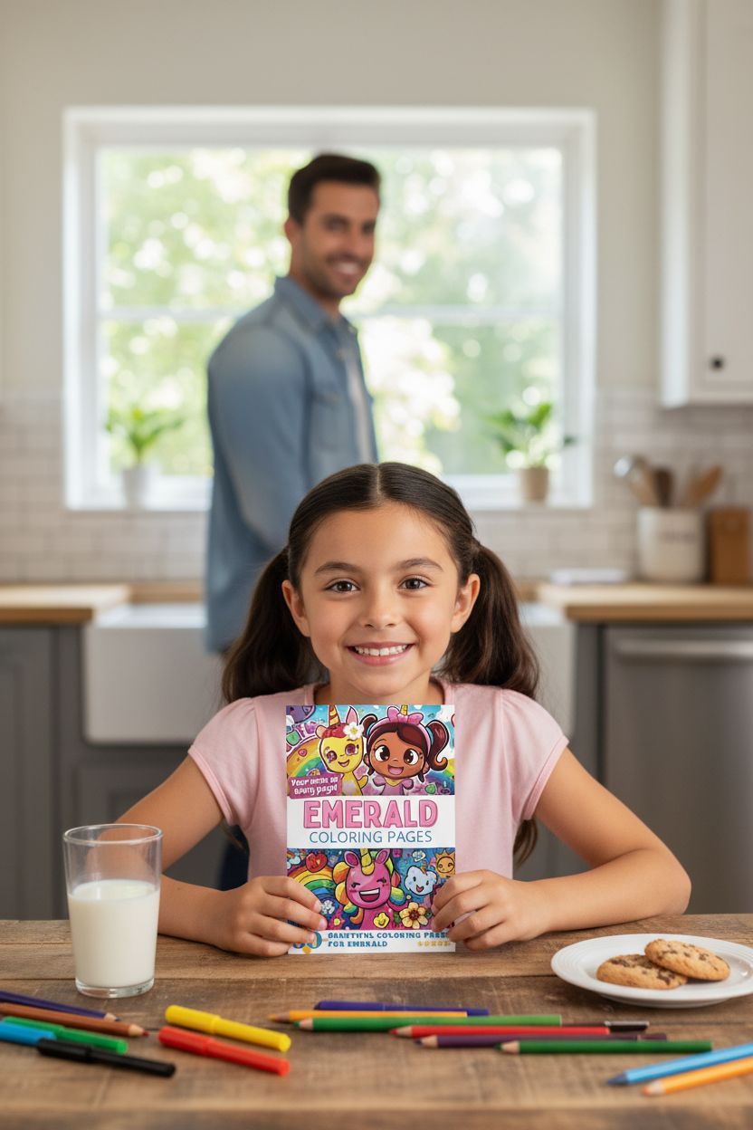 Emerald personal coloring pages