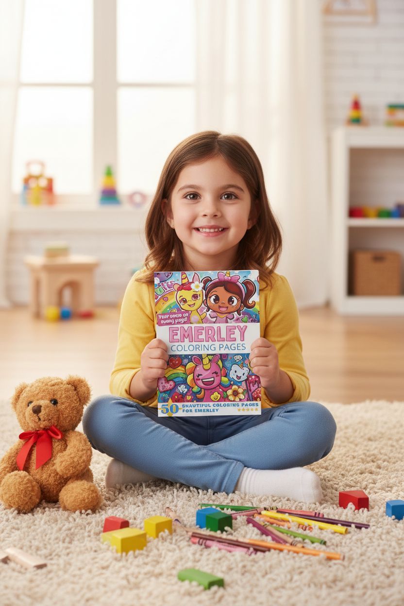 Emerley personal coloring pages