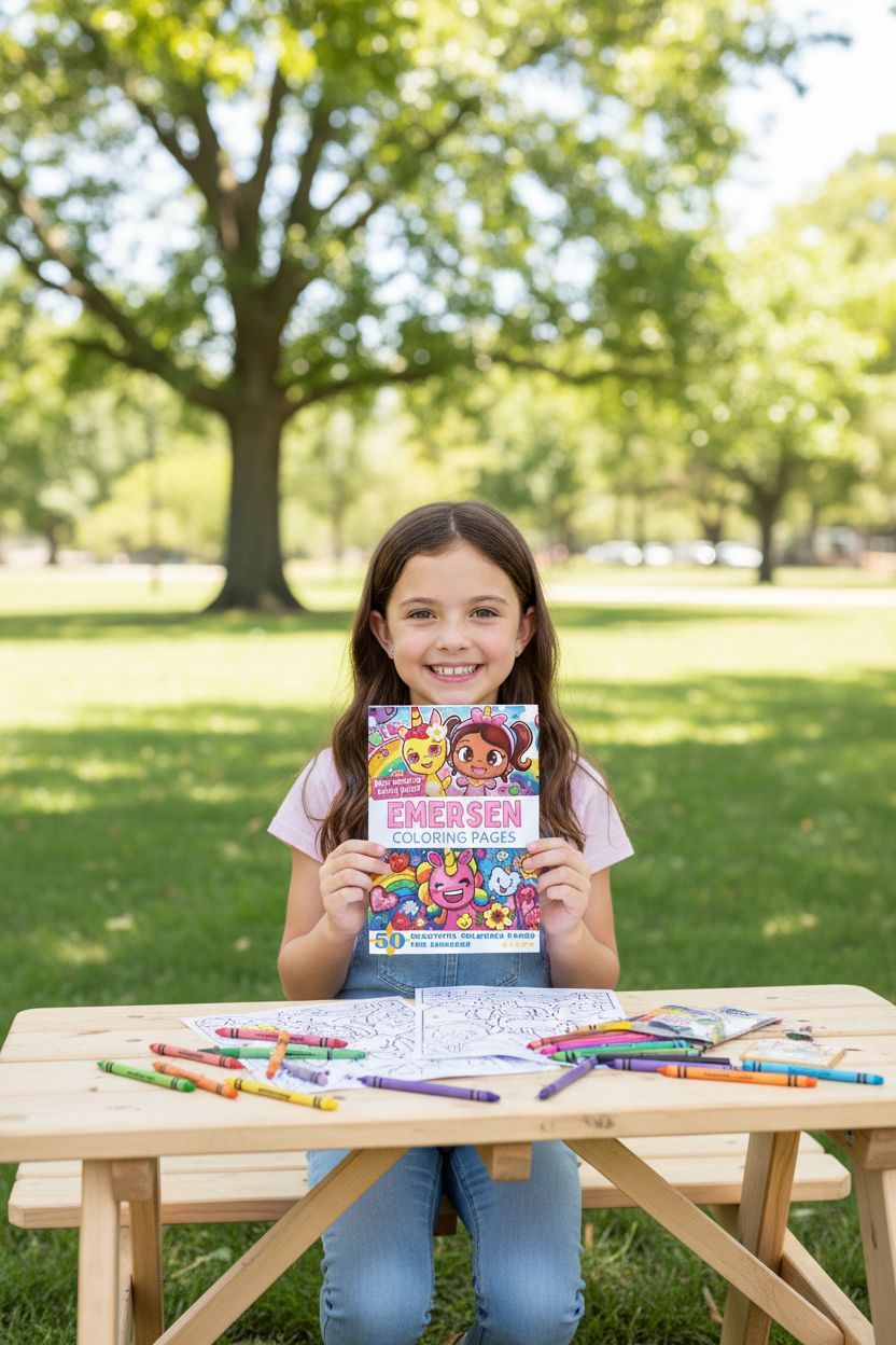 Emersen personal coloring pages