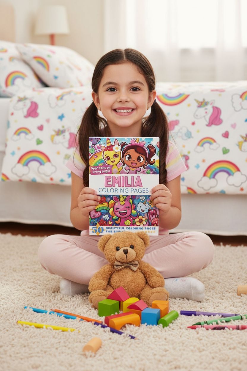 Emilia personal coloring pages