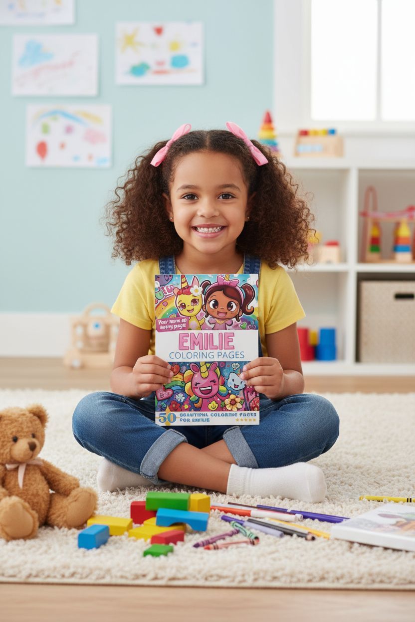 Emilie personal coloring pages