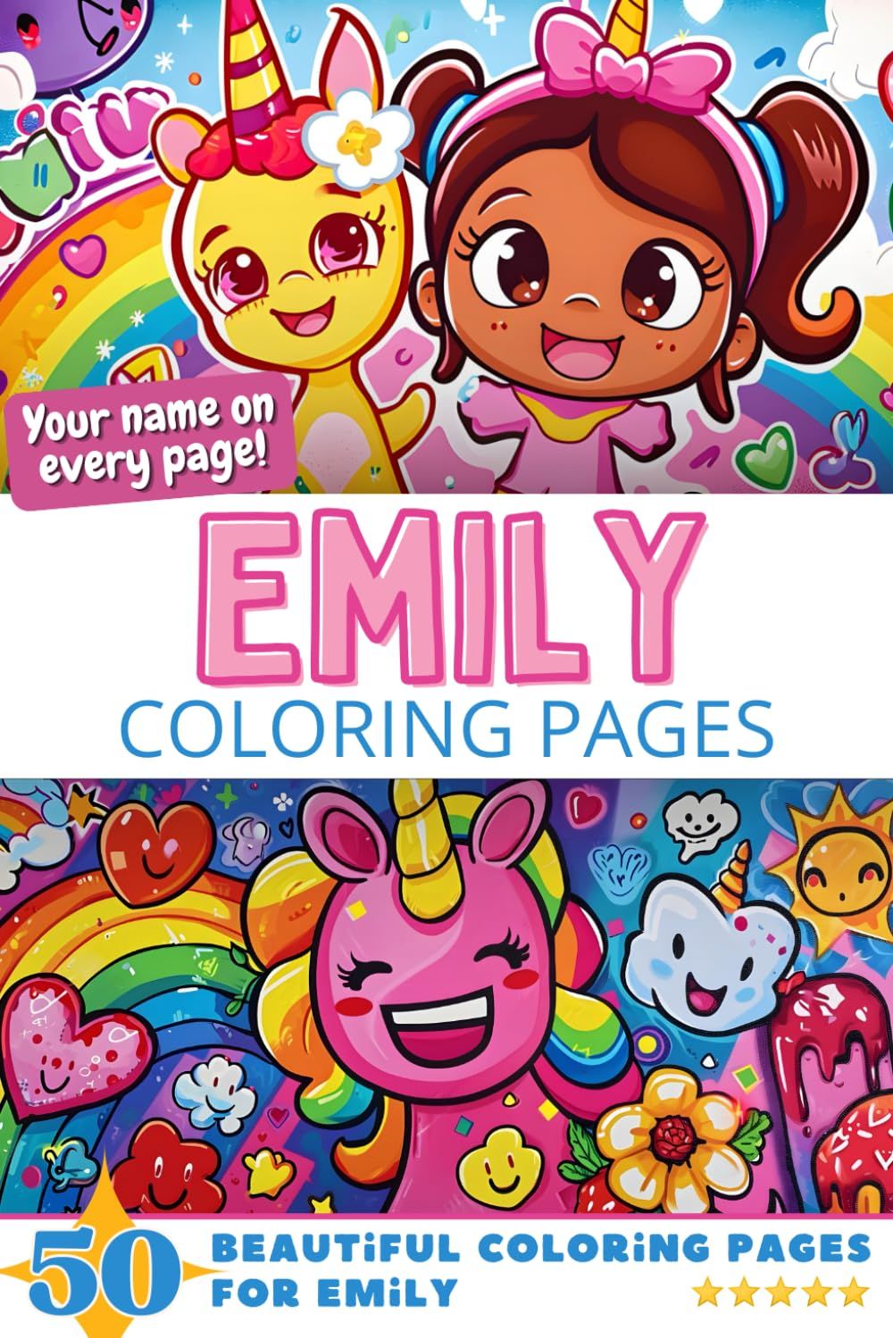 Emily Coloring Book Cover