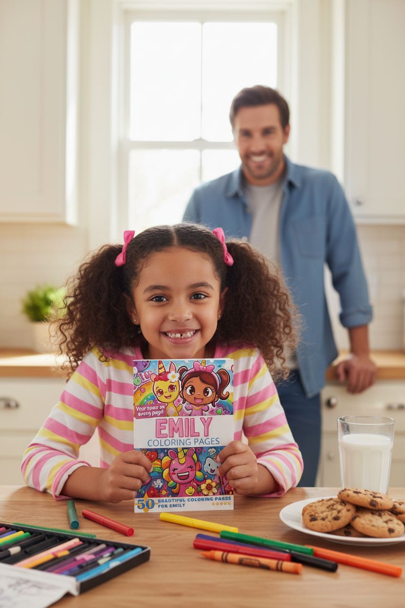 Emily personal coloring pages