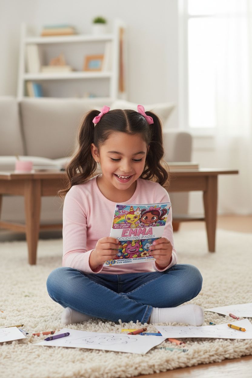 Emma personal coloring pages