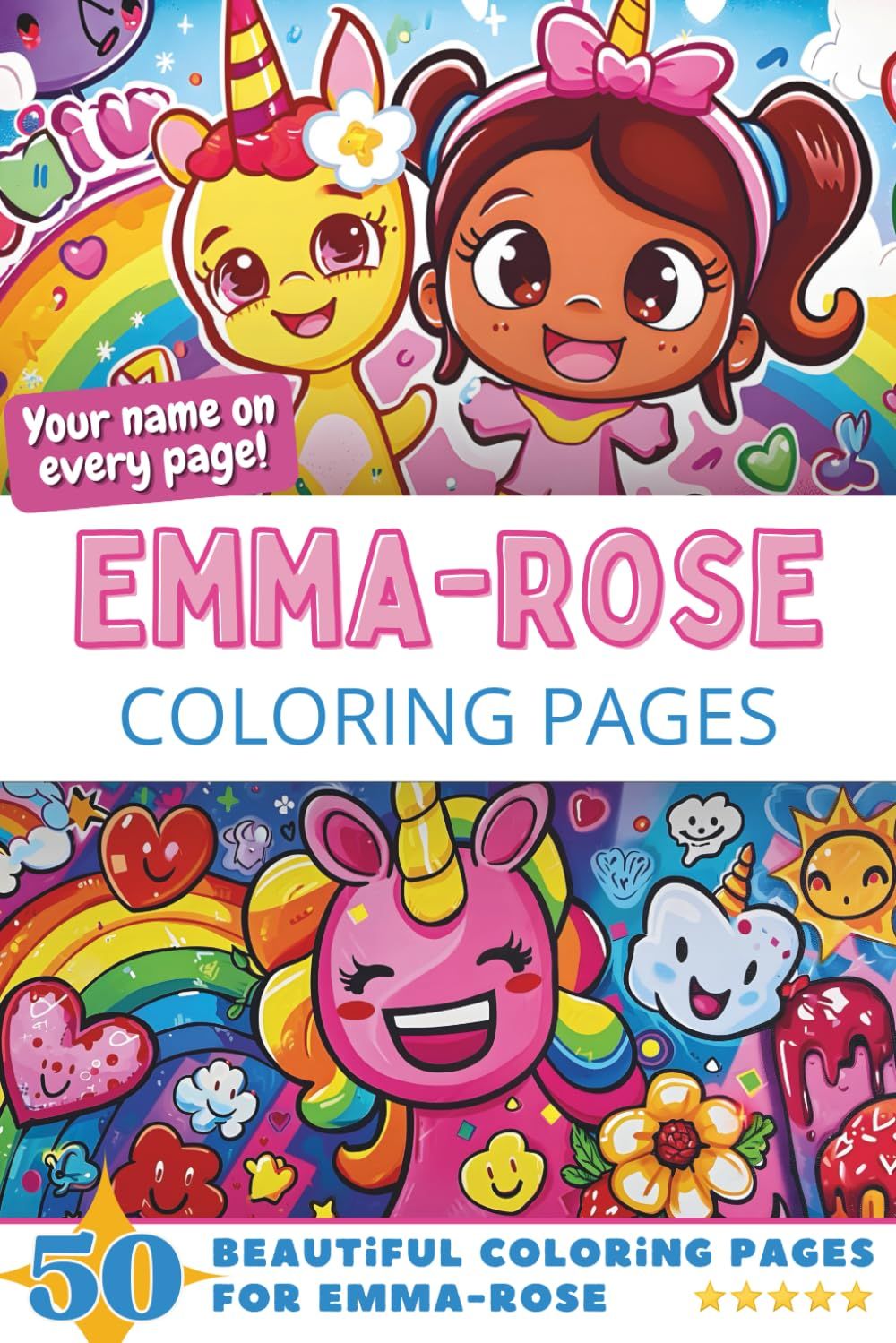Emma-Rose Coloring Book Cover