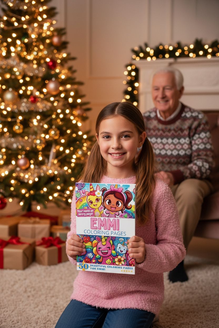 Emmi Christmas coloring pages gift