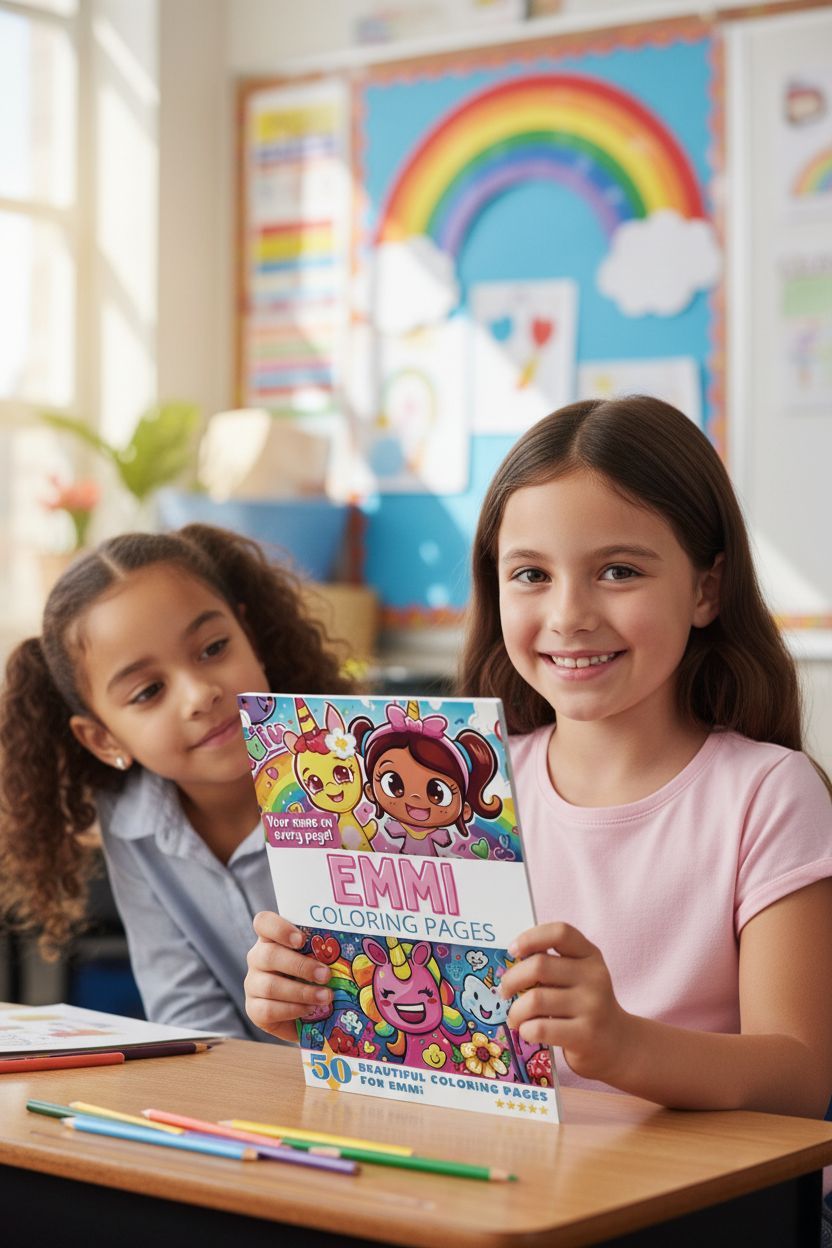 Emmi personal coloring pages