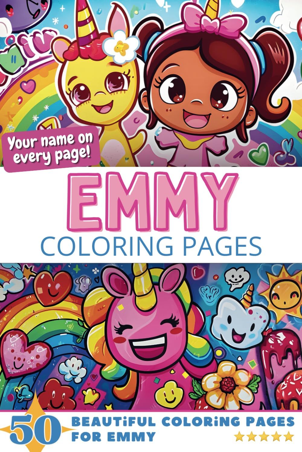 Emmy Coloring Book Cover