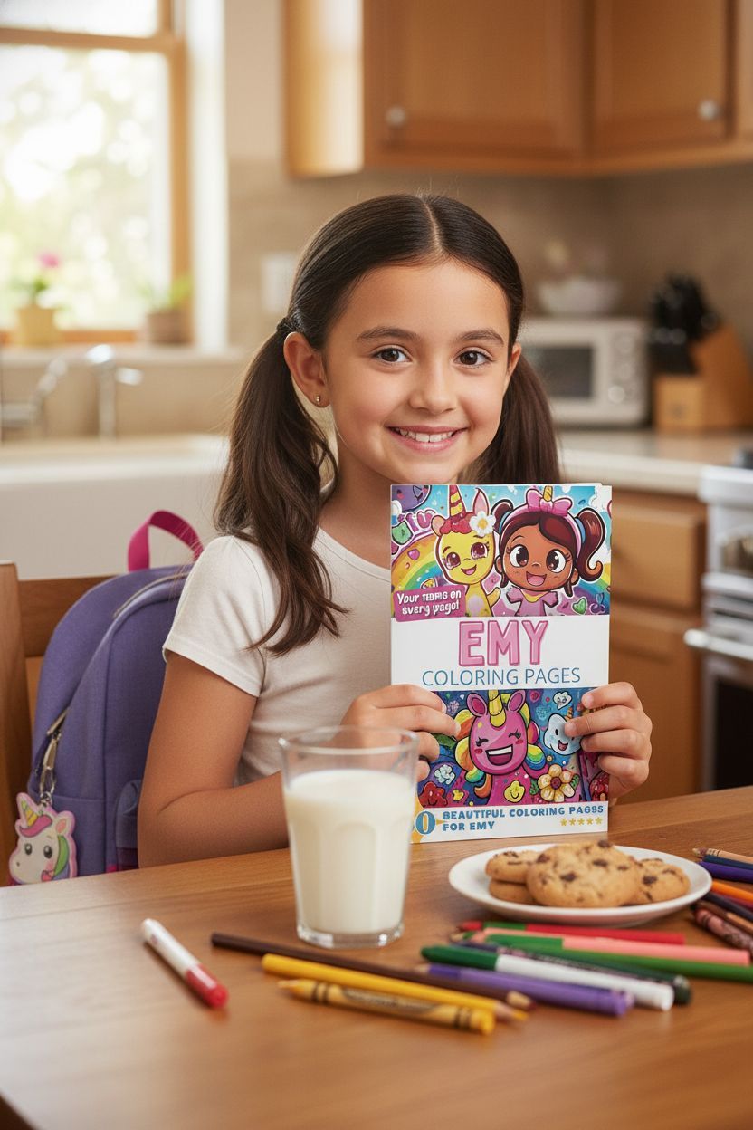 Emy personal coloring pages