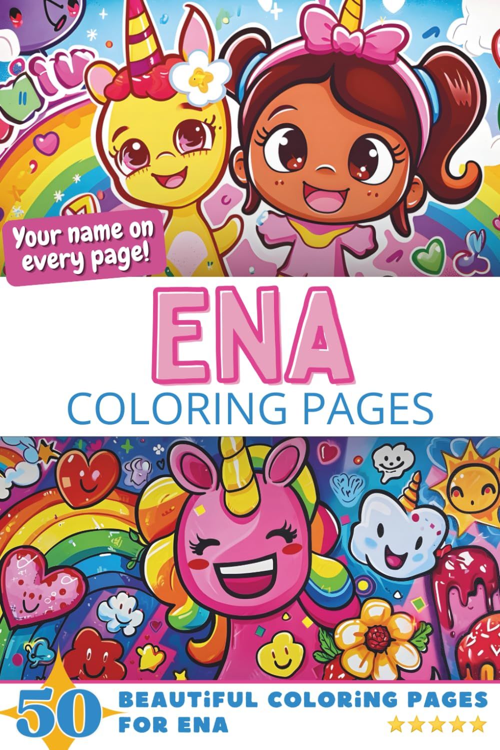 Ena Coloring Book Cover