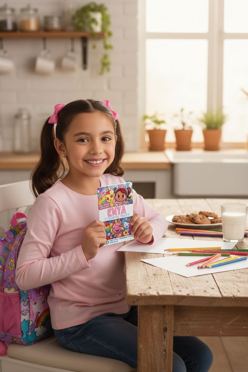 Enya personal coloring pages