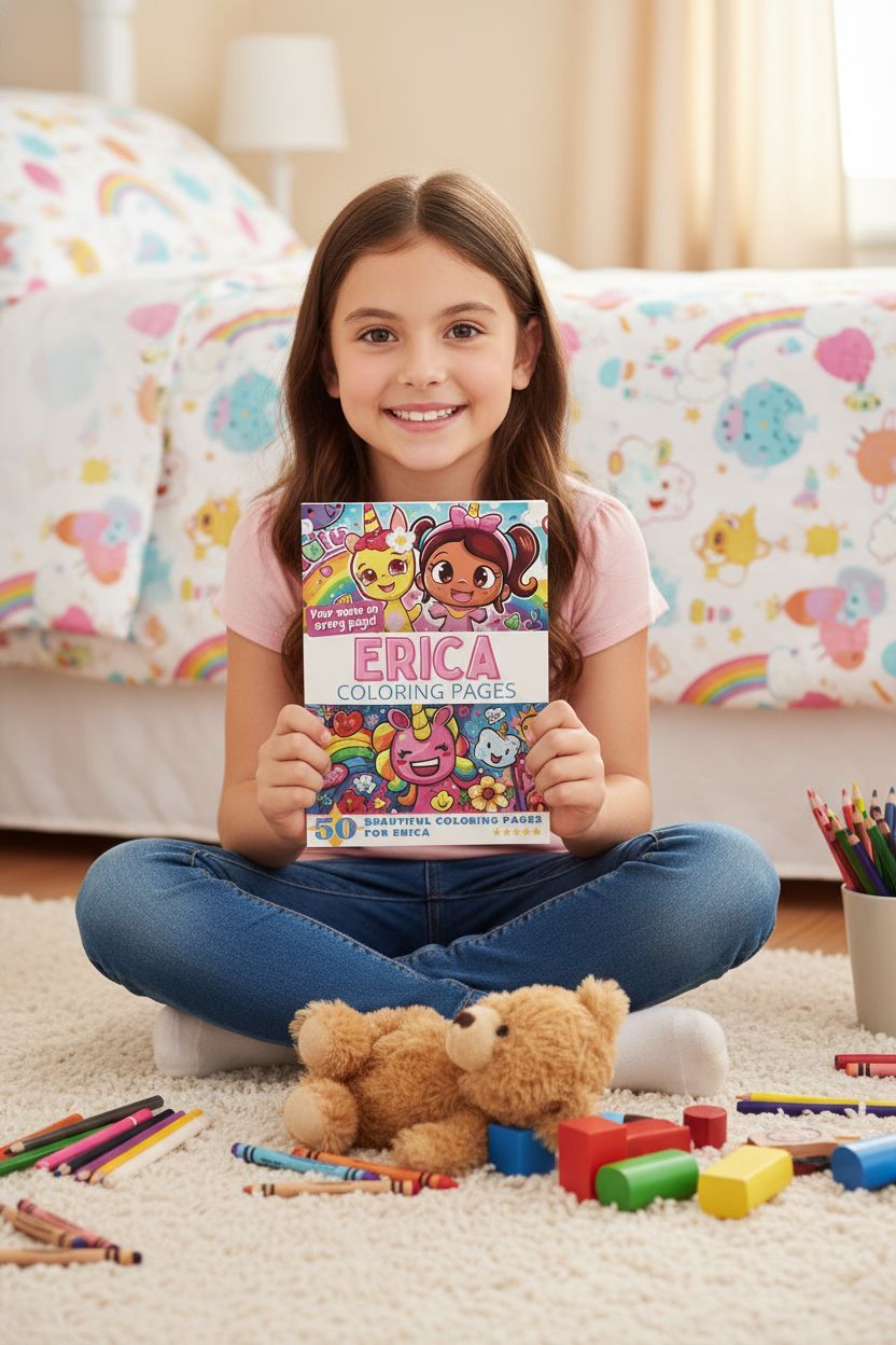 Erica personal coloring pages