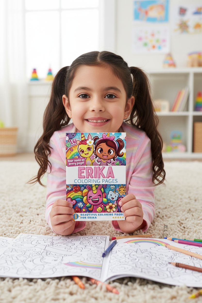 Erika personal coloring pages