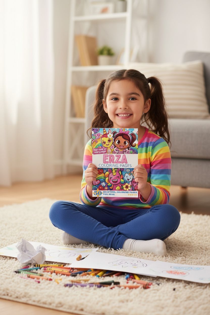 Erza personal coloring pages