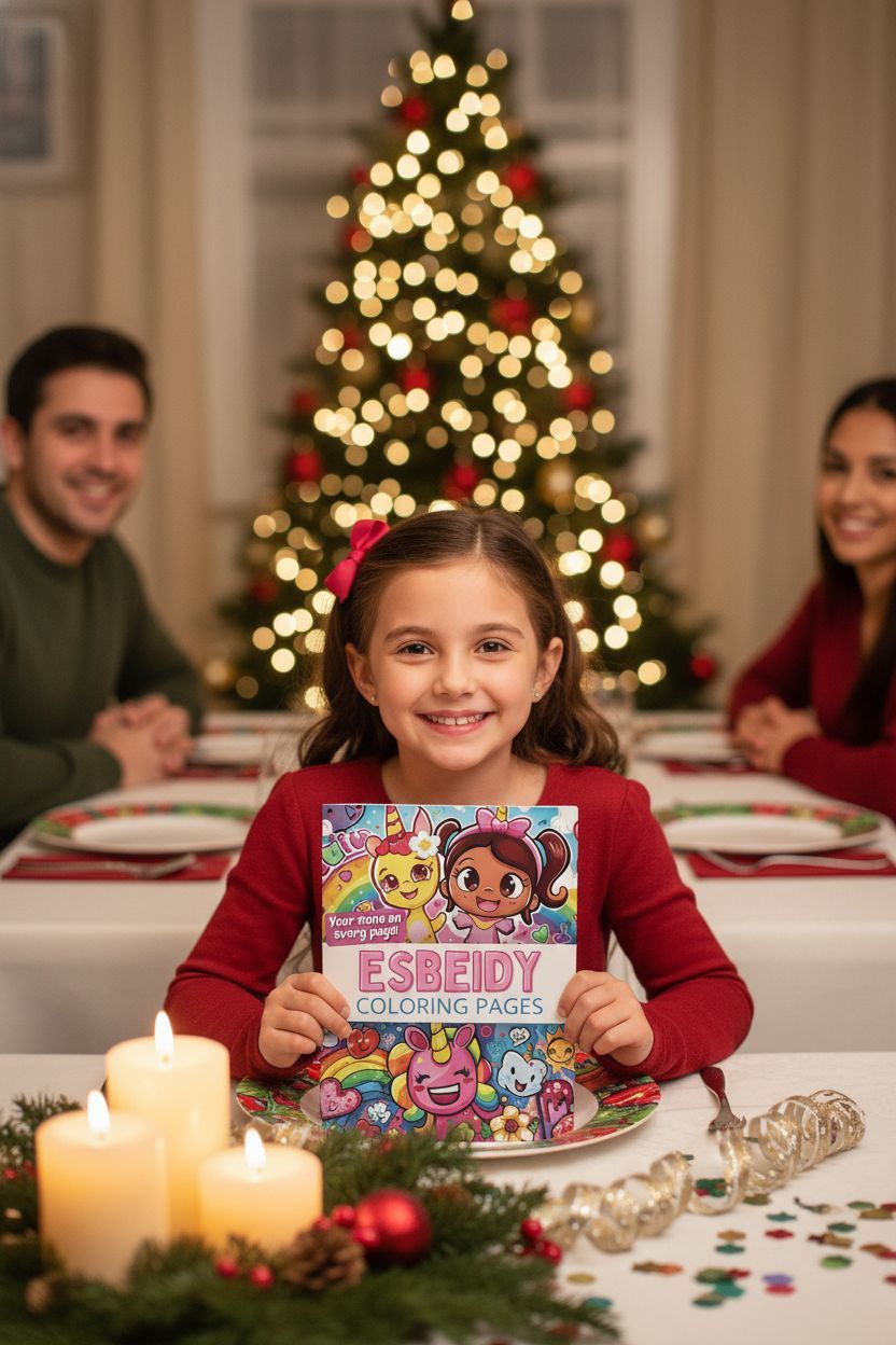 Esbeidy Christmas coloring pages gift