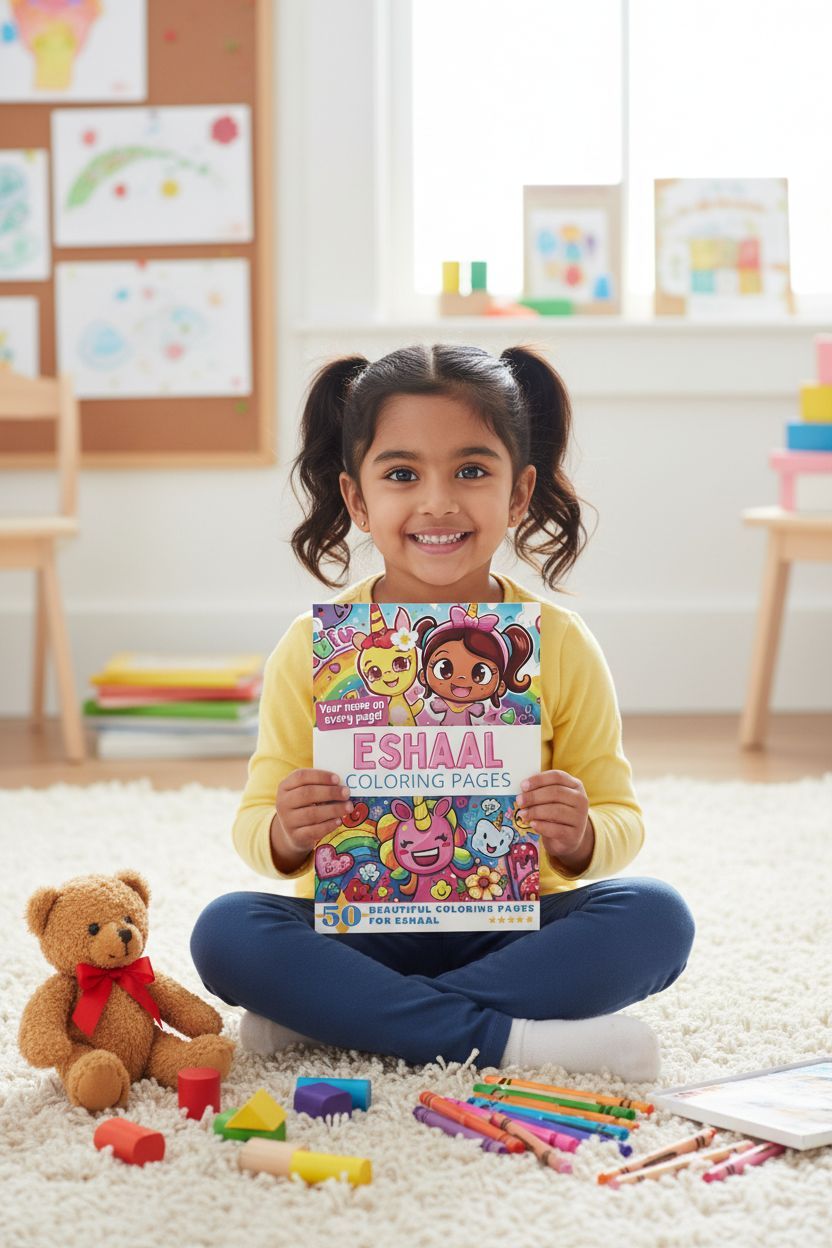 Eshaal personal coloring pages