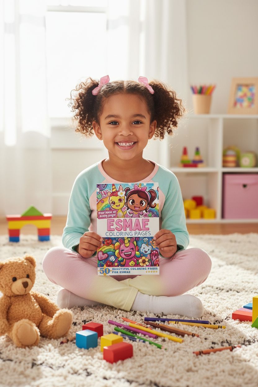 Esmae personal coloring pages