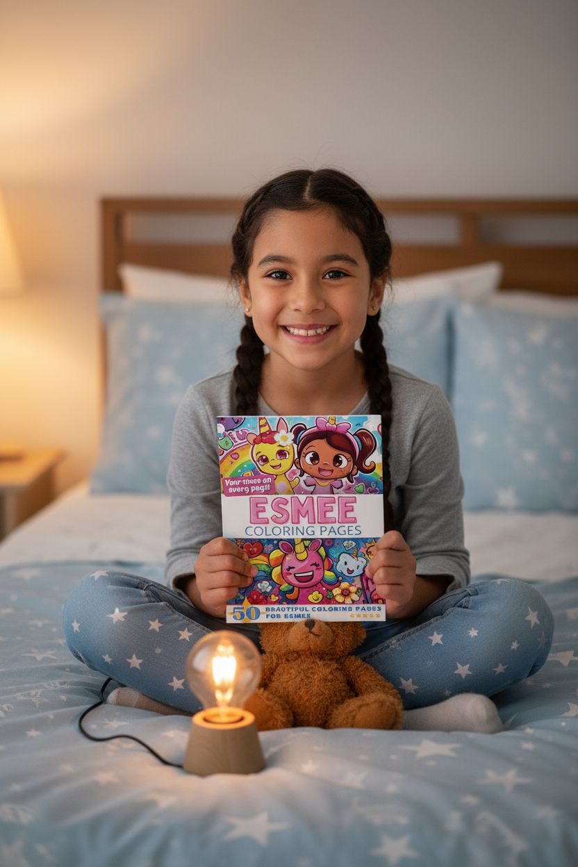 Esmee personal coloring pages