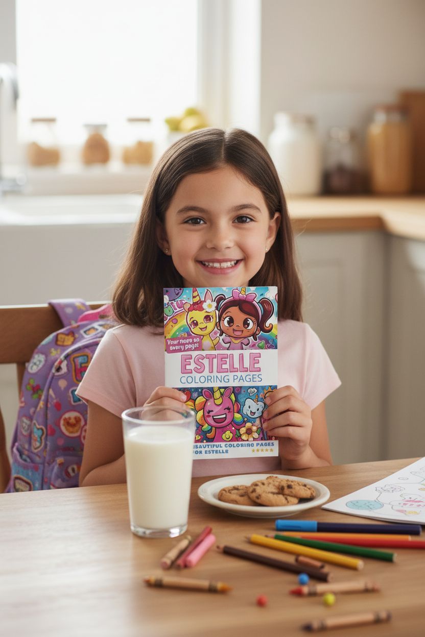 Estelle personal coloring pages